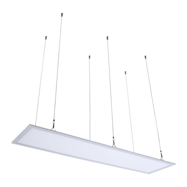 Dentled suspended daylight LED panel 1200x300 - 5800/6000 Kelvin - 50 Watt
