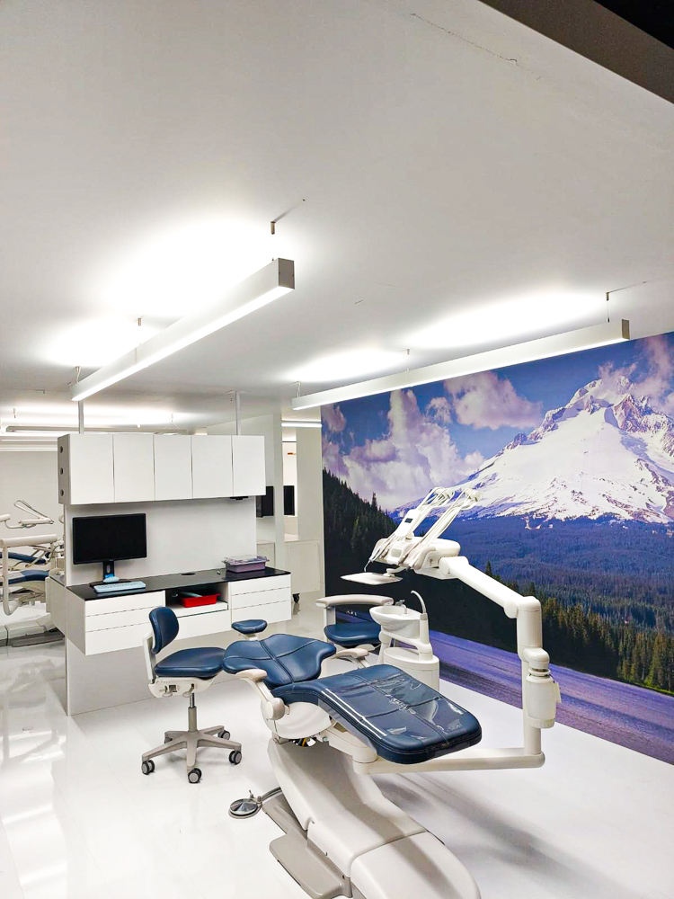 Dentled treatmentroom light