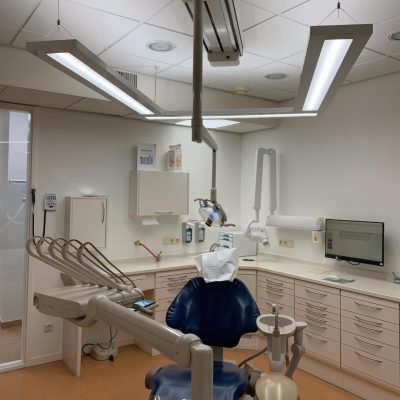 PVU dental treatment room light