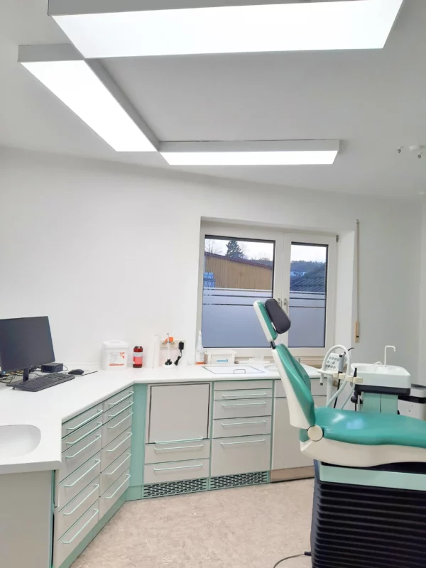 Dentled DL120 lighting system improving efficiency and comfort in modern dental clinic environment